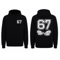 Black & White  67 Hoodie