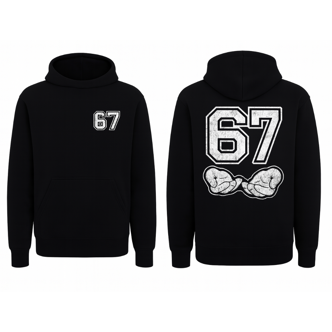 Black & White  67 Hoodie